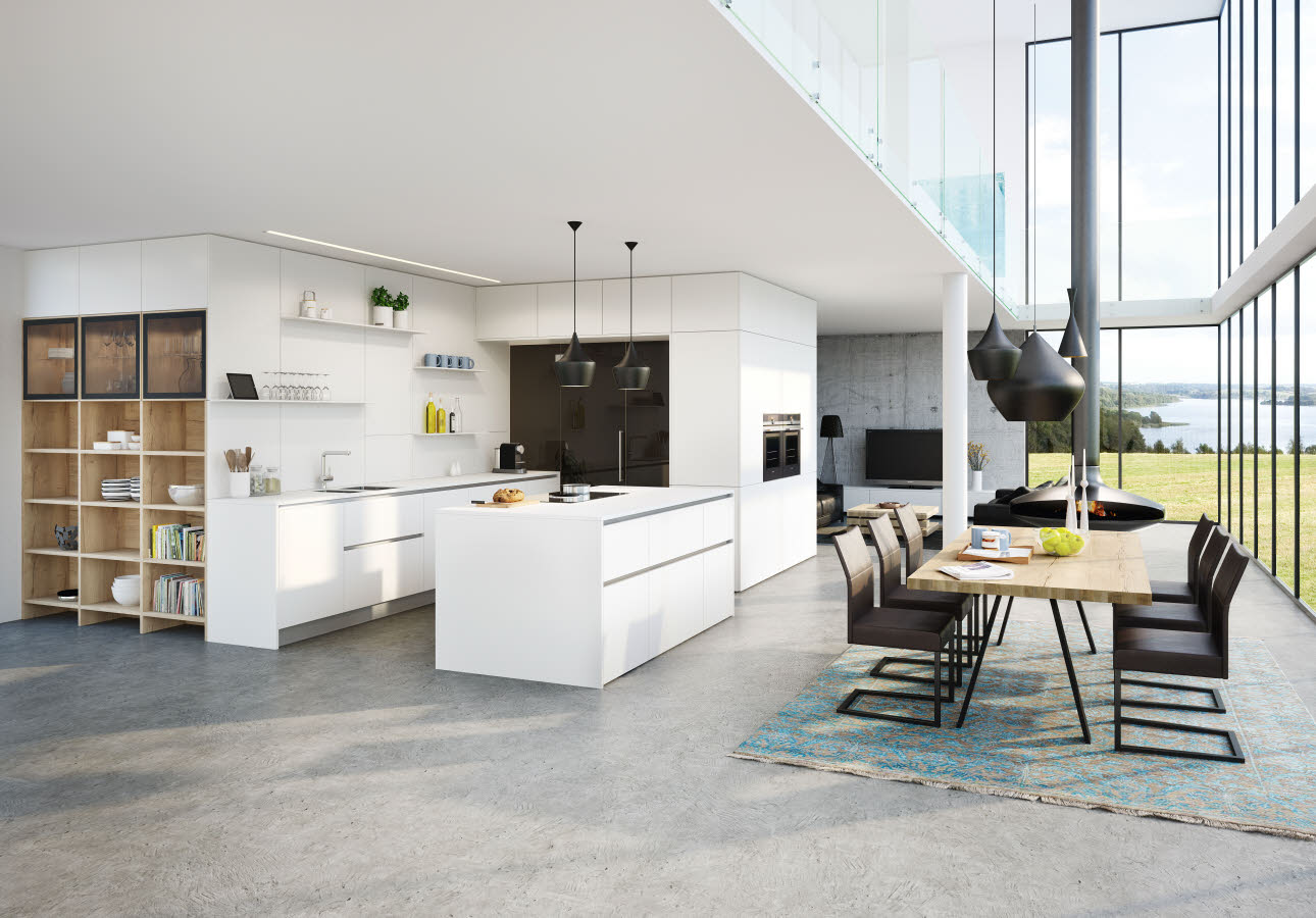 cuisine moderne blanche